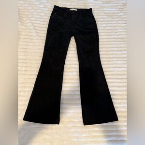 KanCan Black Corduroy Pants Size 27W, Short Length